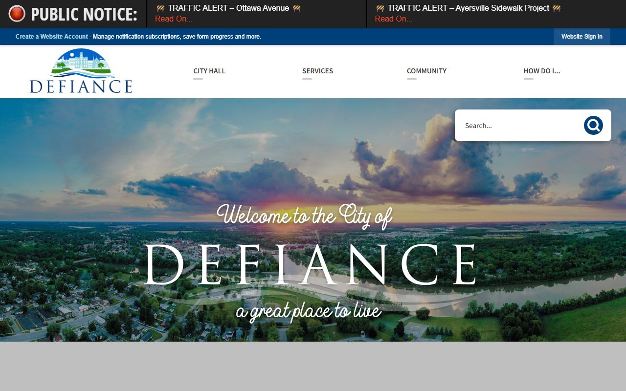 Defiance Mayor's Court information for Defiance County traffic court records