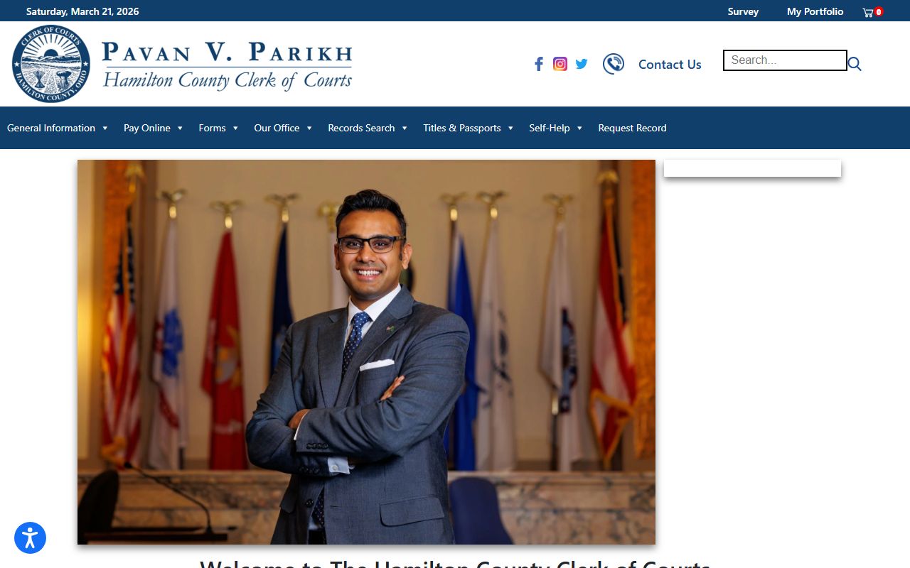 Hamilton County Clerk of Courts for Hamilton County traffic court records