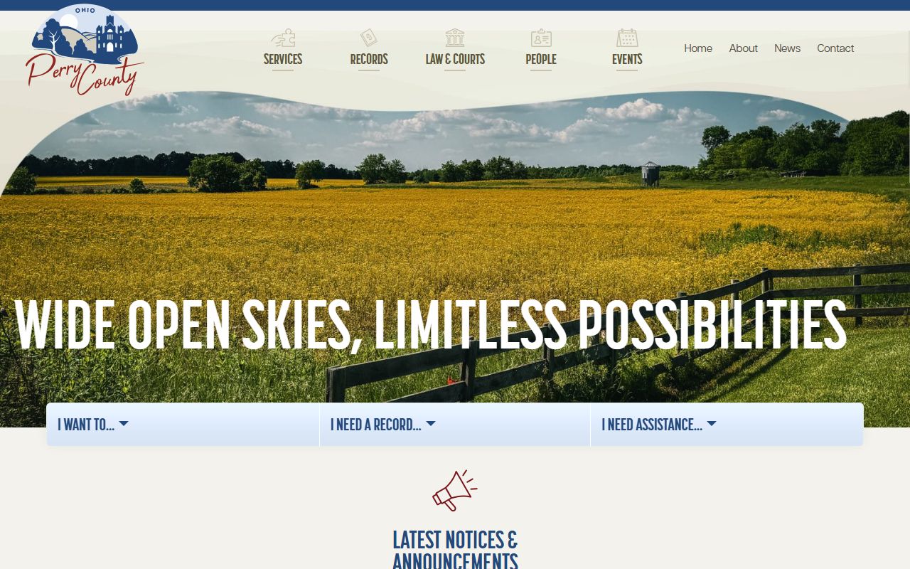 Perry County Clerk of Courts office for Perry County traffic court records