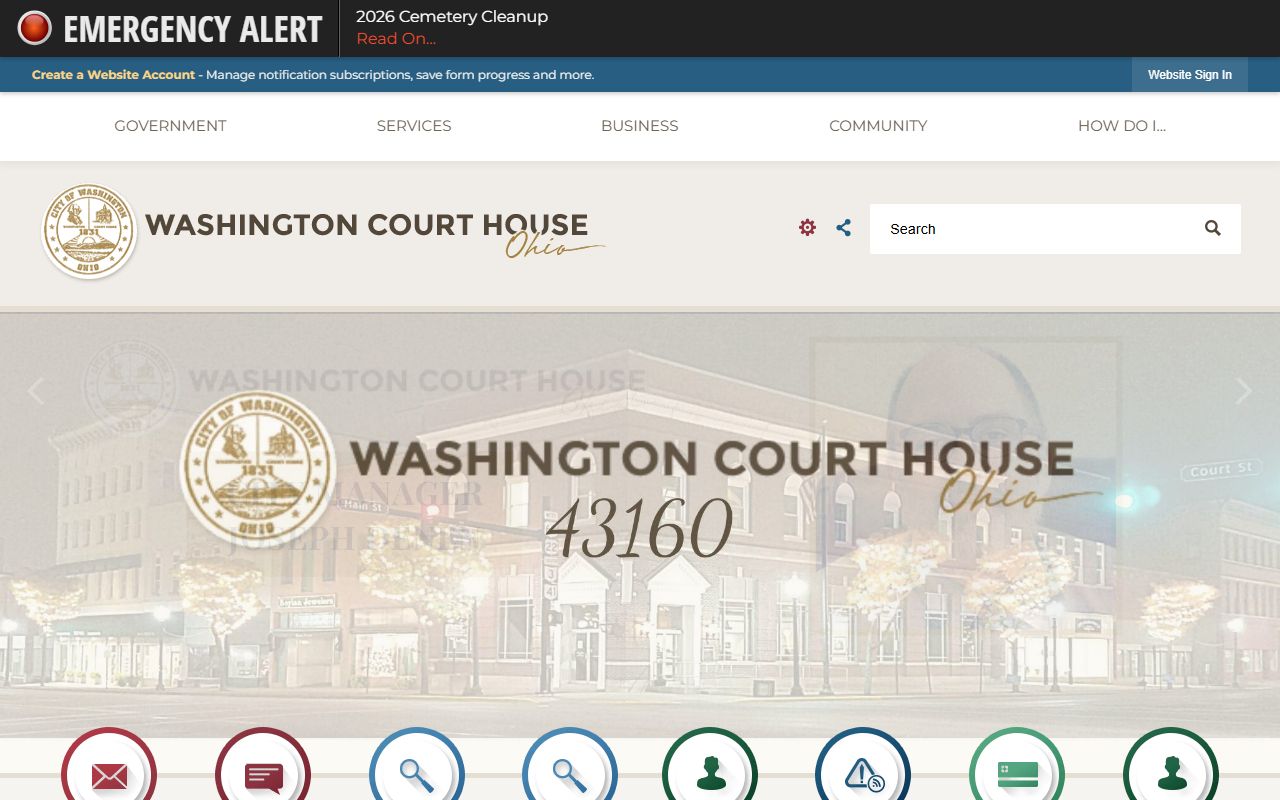 Washington County Mayor's Court information for Washington County traffic court records